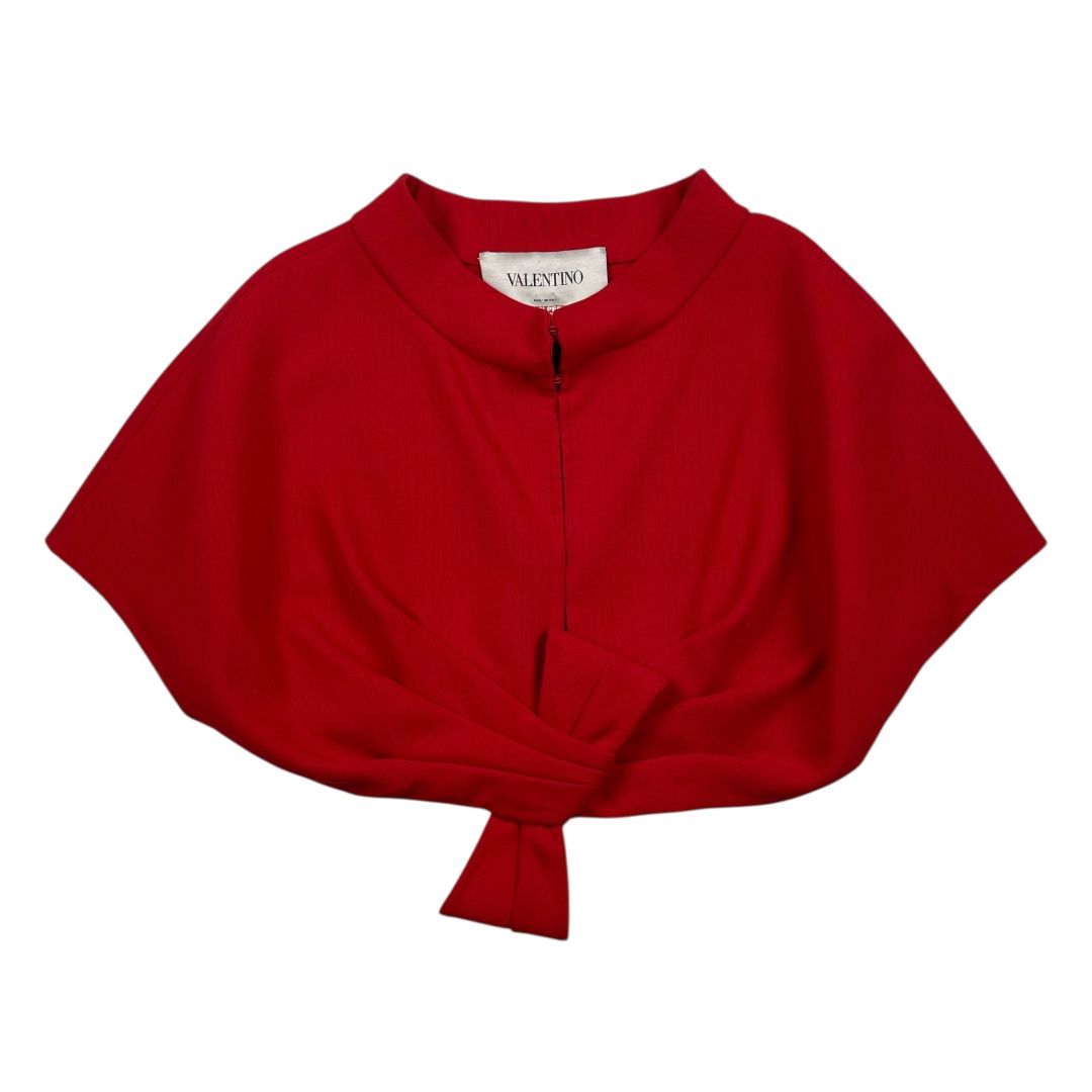 Capa Corta  VALENTINO  Rojo Talle S