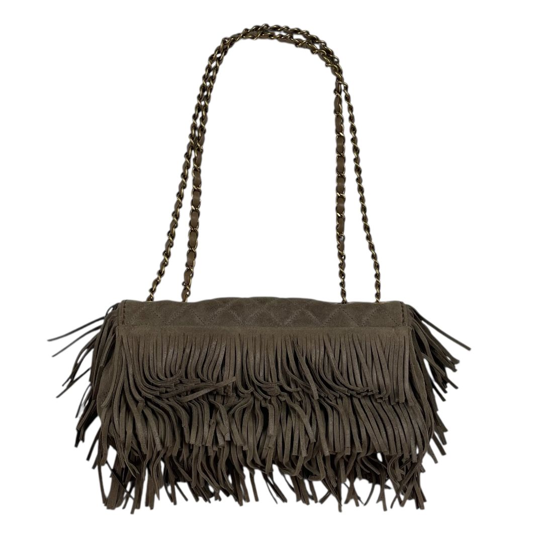 Cartera  CHANEL  Gris Medida 30cm X 15cm