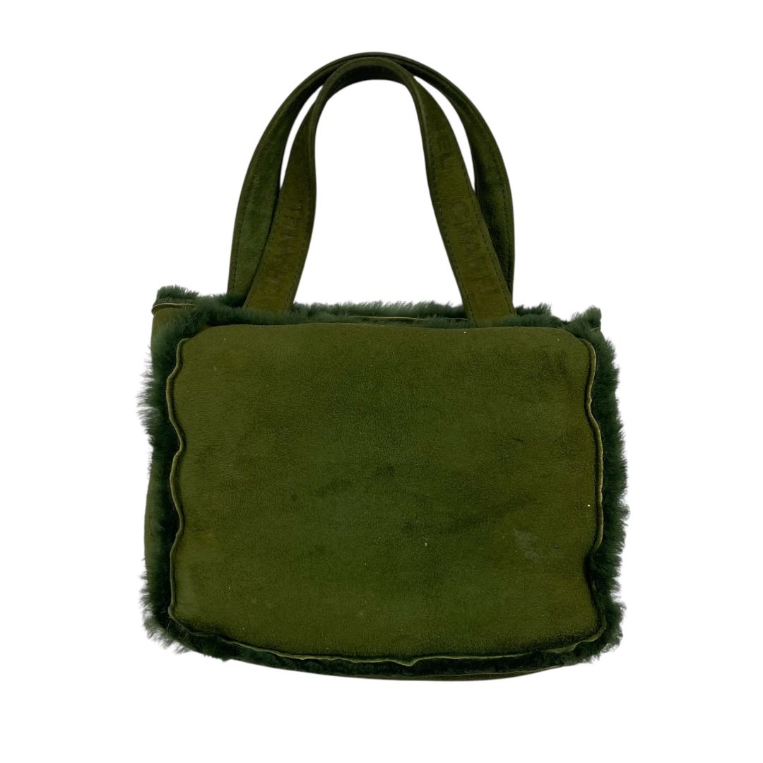 Cartera  CHANEL  Verde Medida 25cm X 20cm