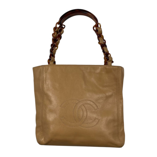 Cartera  CHANEL  Beige Medida 22cm X 22cm