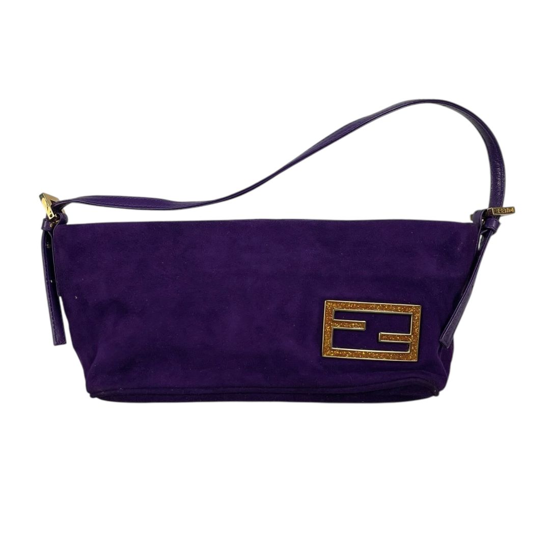 Cartera  FENDI  Violeta Medida 28cm X 12cm