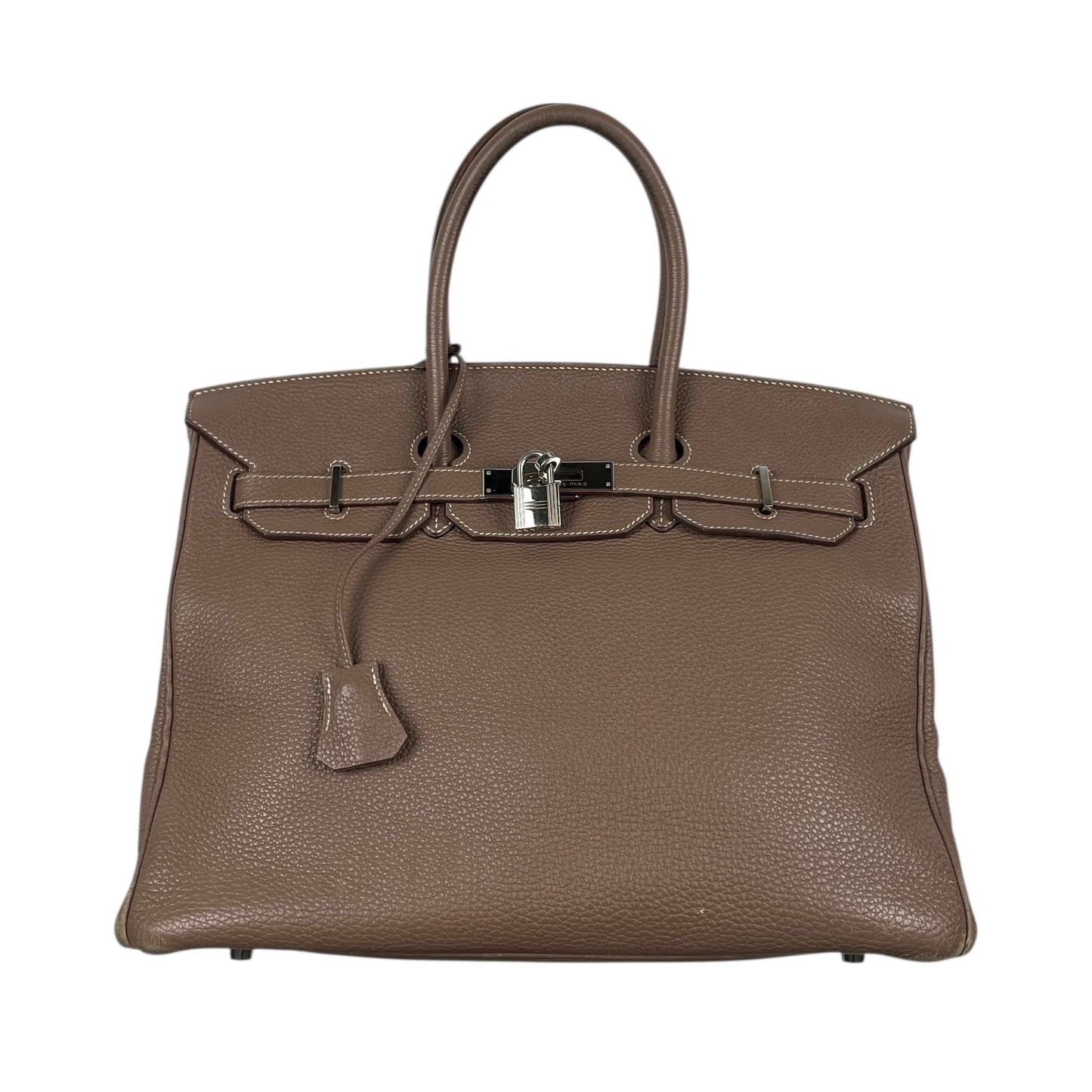 Cartera HERMES  Marron Medida 34cm X 27cm