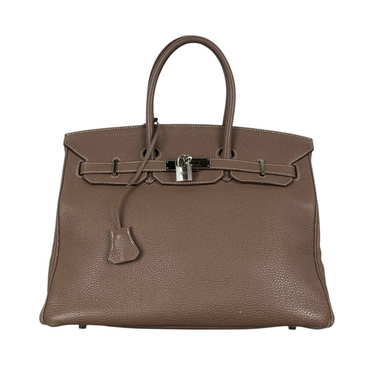 Cartera HERMES  Marron Medida 34cm X 27cm