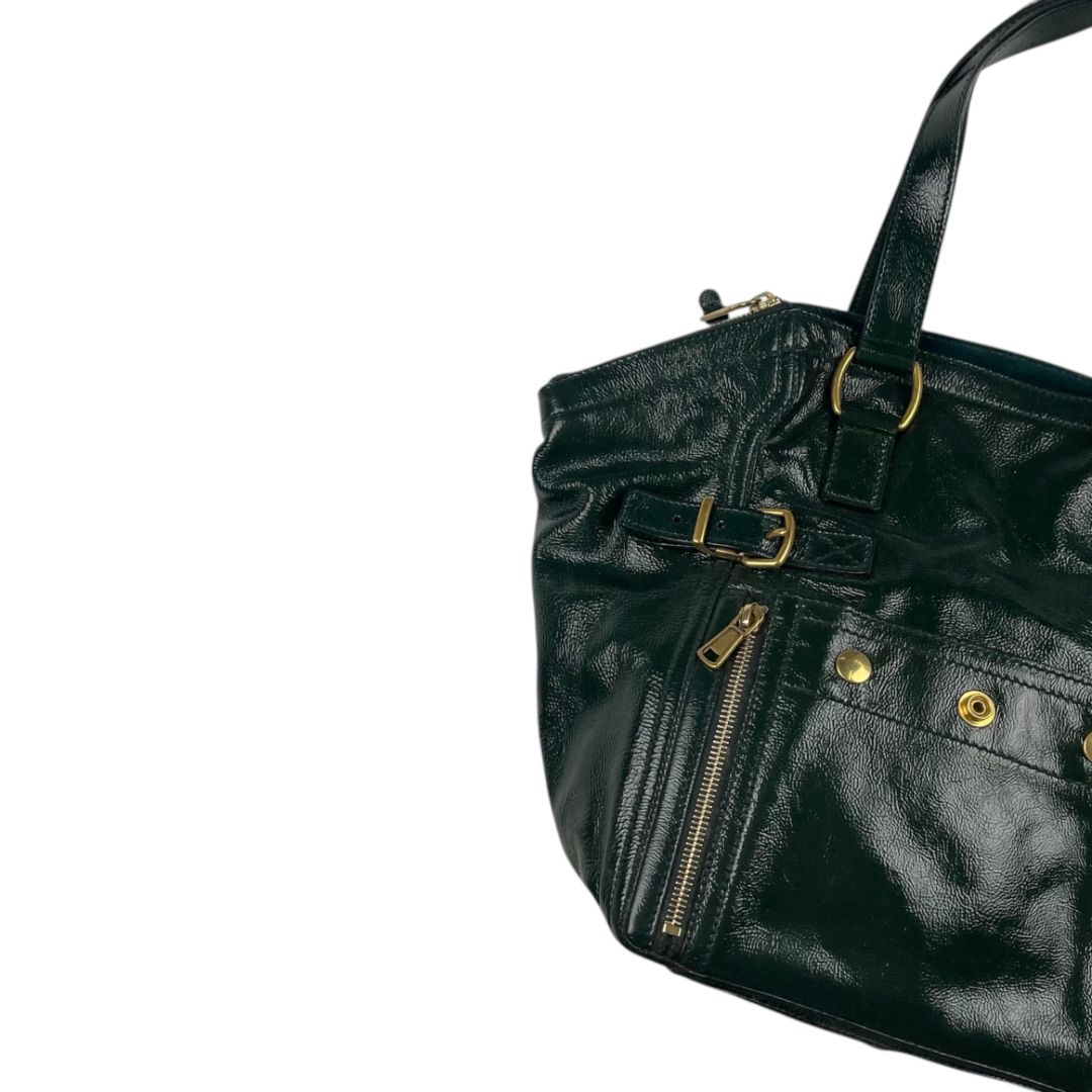 Cartera  YSL  Verde Medida 41cm X 29cm