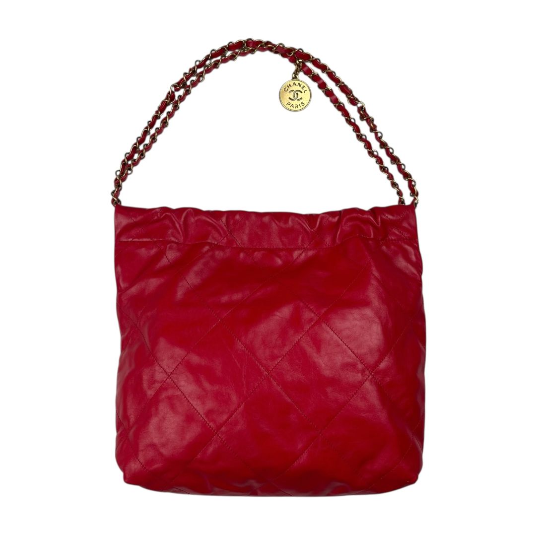 Cartera  CHANEL  Rojo Medida 35cm X 30cm