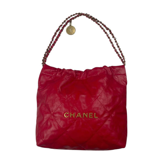 Cartera  CHANEL  Rojo Medida 35cm X 30cm