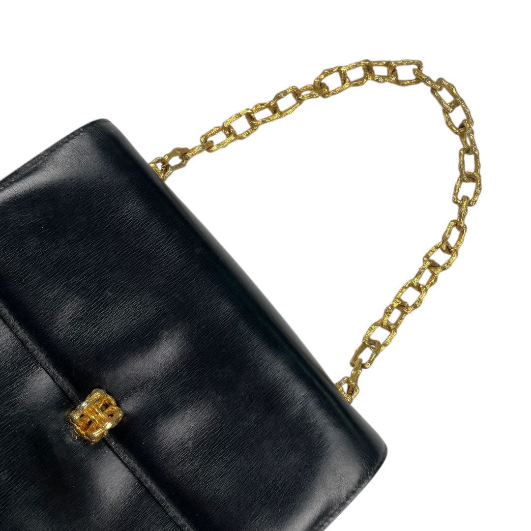 Cartera  RIGHINI VIA CONDOTTI ROMA  Negro Medida 20cm X 17cm