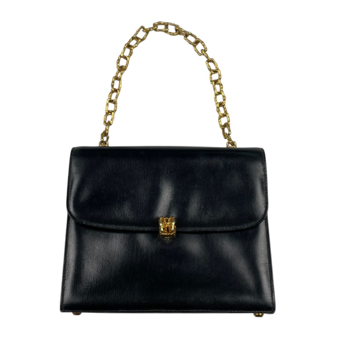 Cartera  RIGHINI VIA CONDOTTI ROMA  Negro Medida 20cm X 17cm