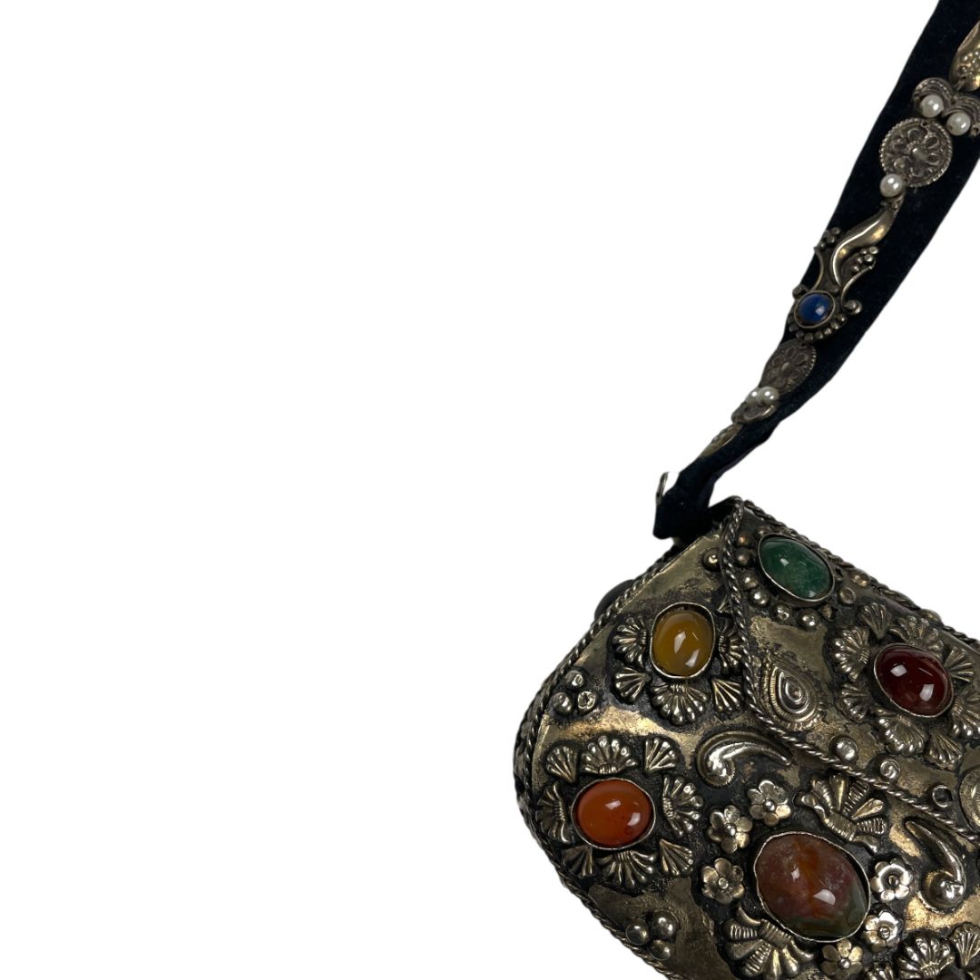 Cartera  SIN MARCA  Plateado Medida 13cm X 10cm