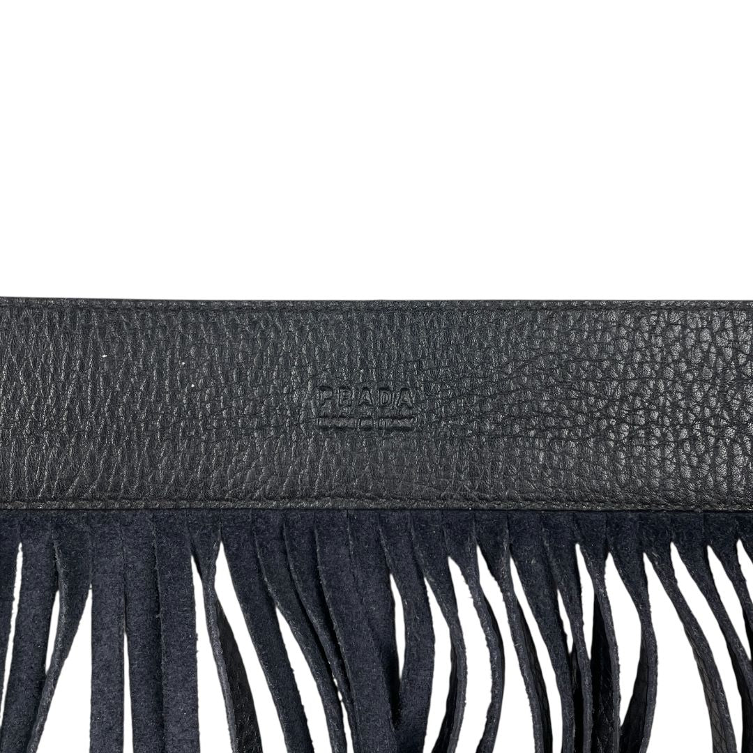 Cinturon Otro  PRADA  Negro Talle 28