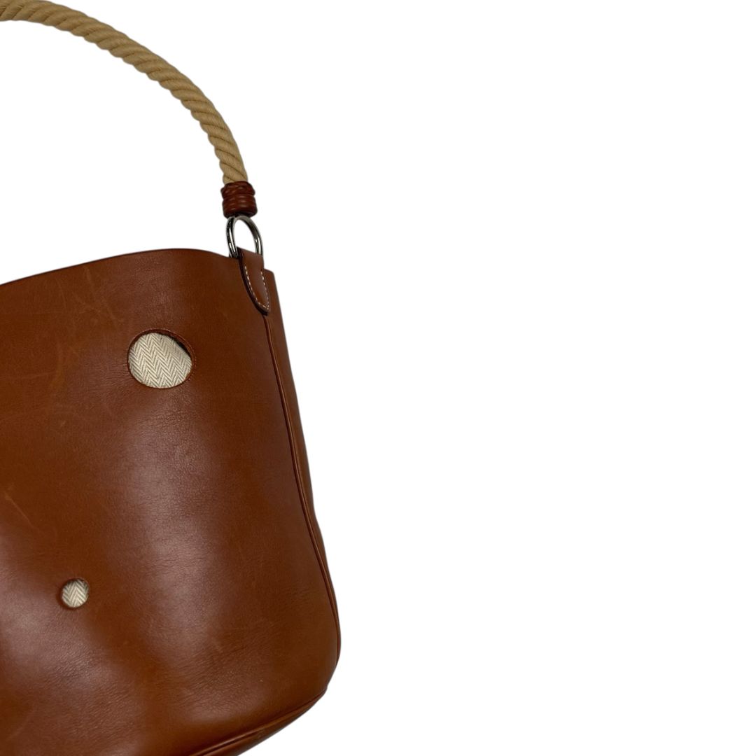 Cartera  HERMES  Marron Medida 26cm X 20cm