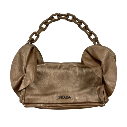 Cartera  PRADA  Beige Medida 30cm X 17cm