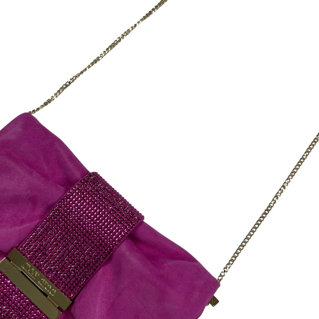 Cartera  JIMMY CHOO  Fucsia Medida 20cm X 14cm