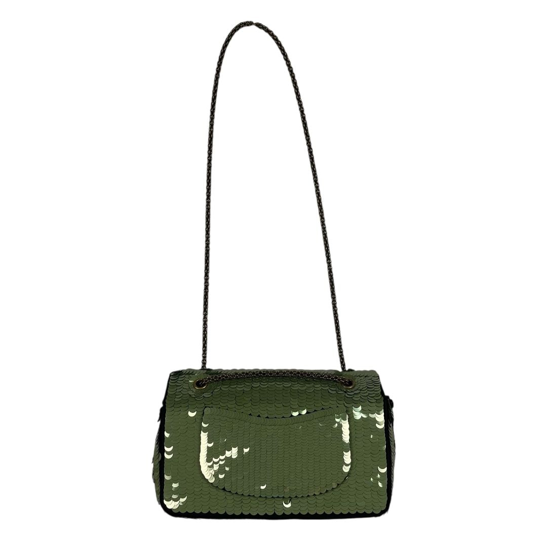 Cartera  CHANEL  Verde Medida 25cm X 15cm