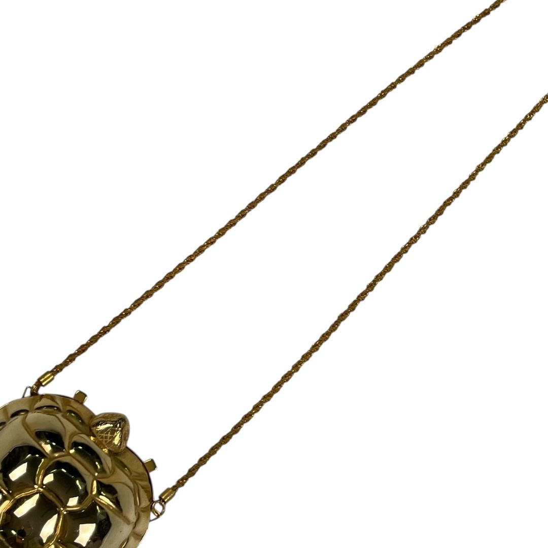 Cartera  SIN MARCA  Dorado Medidas 12cmX10cm