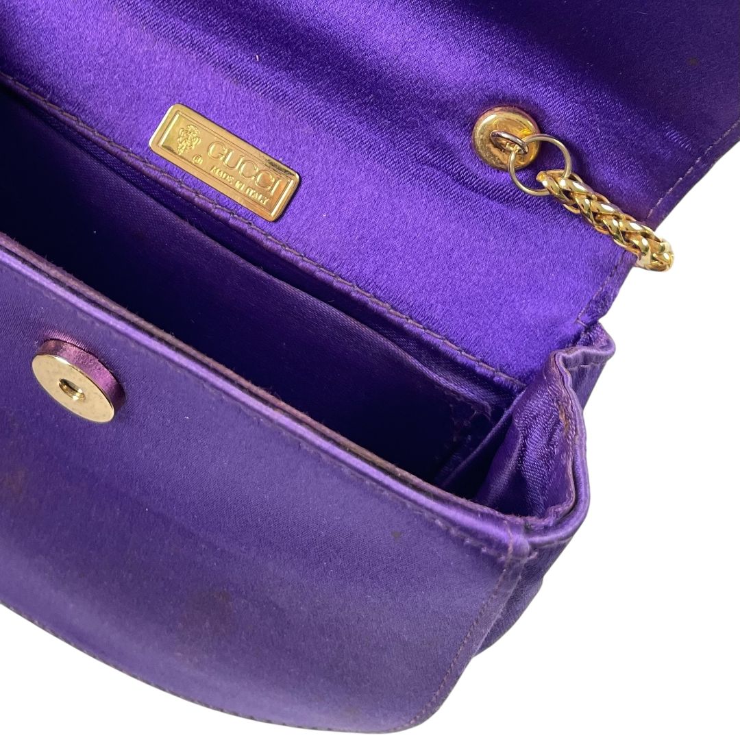 Cartera  GUCCI  Violeta Talle Unico