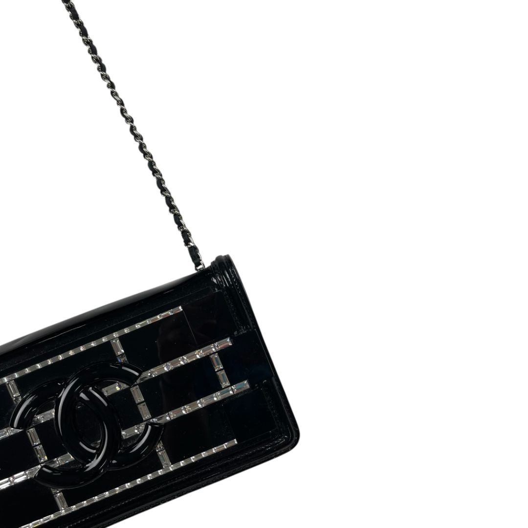 Cartera  CHANEL  Negro Medida 24cm X 13cm