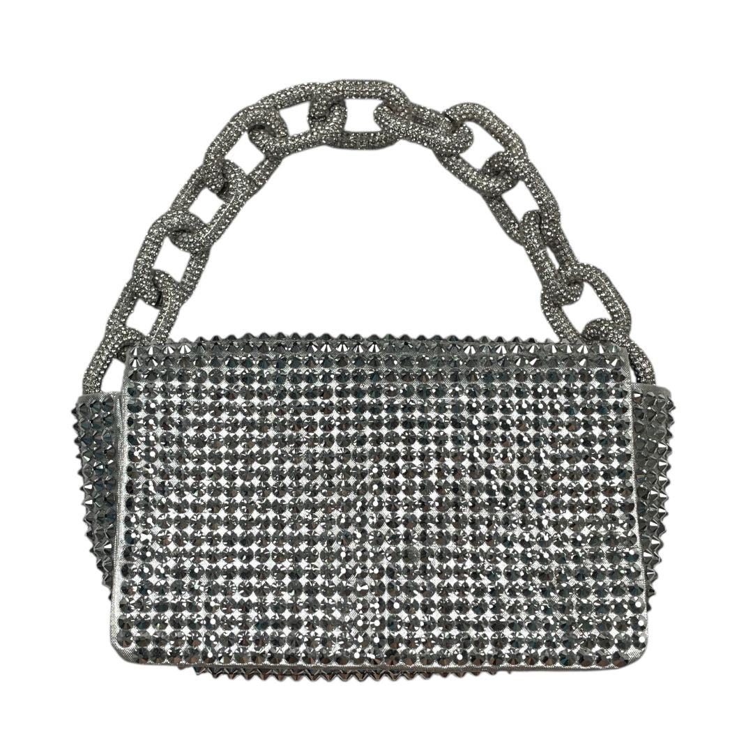 Cartera  GEDEBE  Plateado Medida 16cm X 12cm