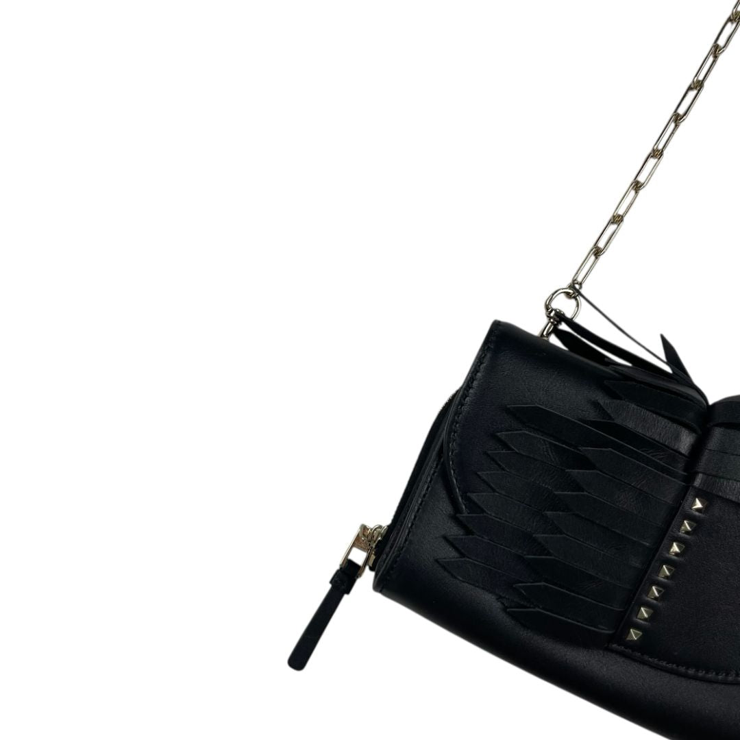 Cartera  VALENTINO  Negro Medidas 20cm X 13cm