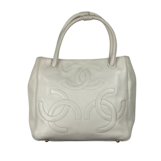 Cartera  CHANEL  Blanco Medida 24cm X 21cm