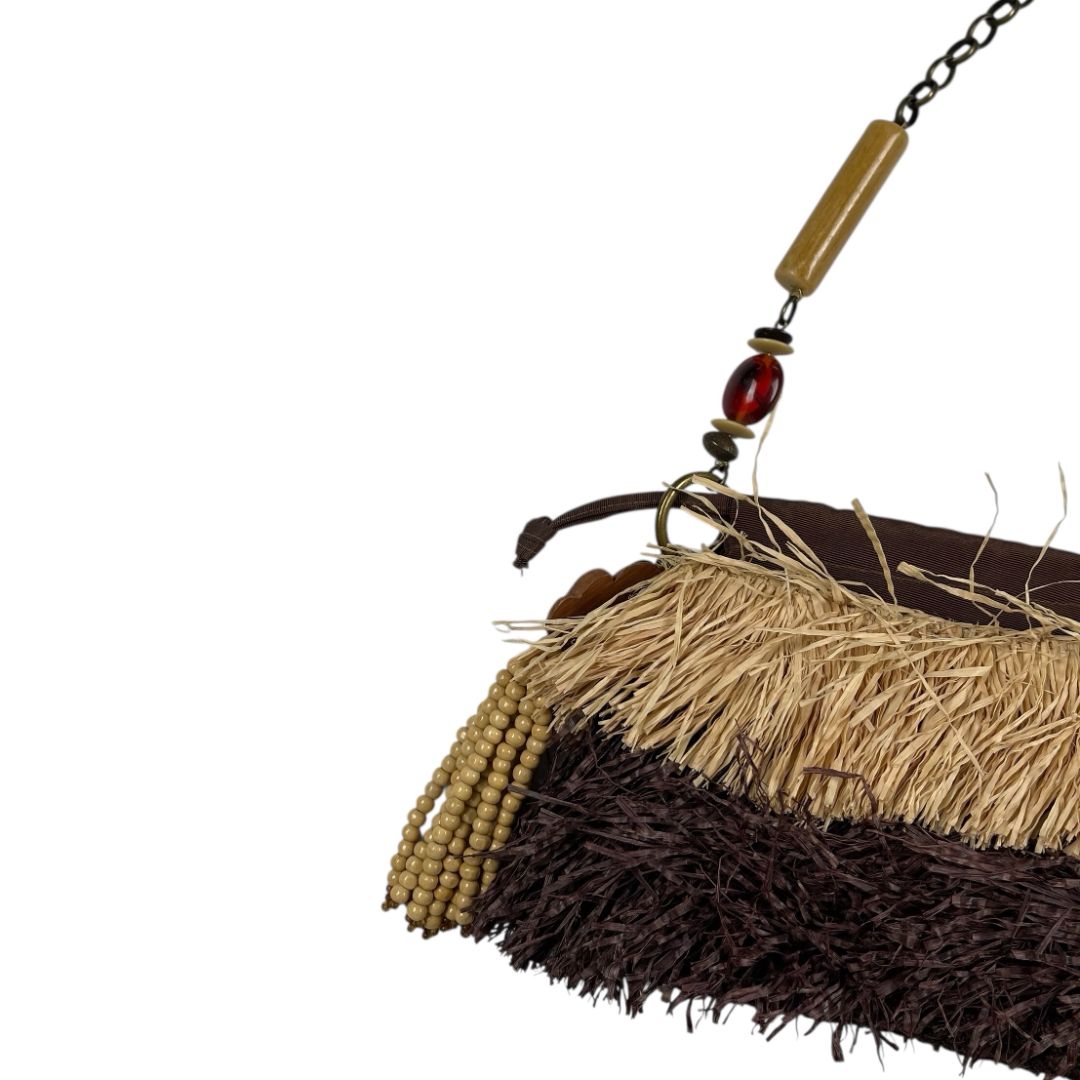 Cartera  GLORINHA PARANAGUÁ  Beige Medidas 27cmX17cm