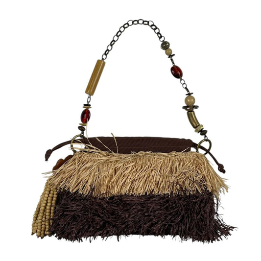 Cartera  GLORINHA PARANAGUÁ  Beige Medidas 27cmX17cm