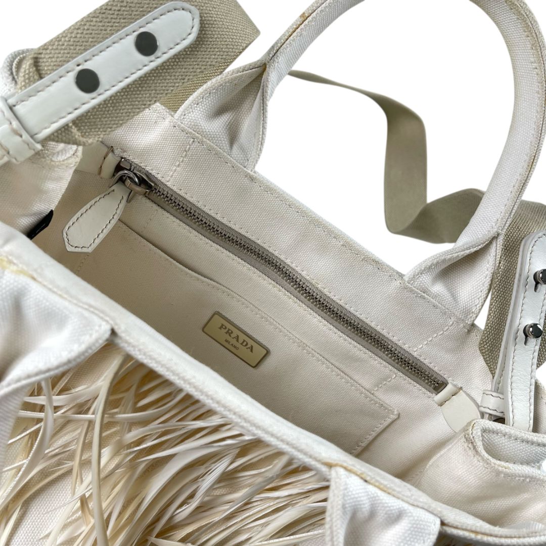 Cartera  PRADA  Blanco Talle Unico