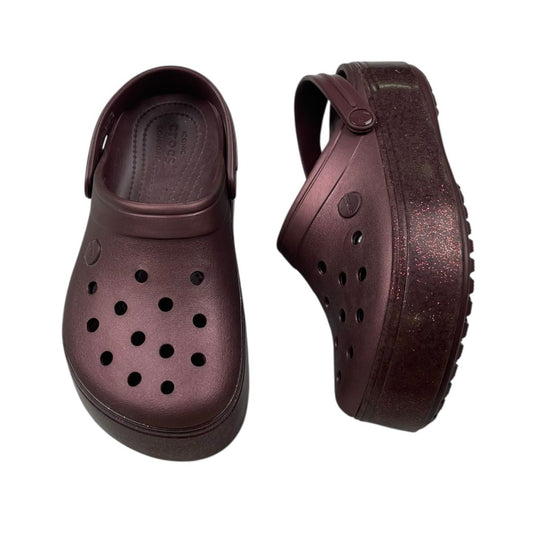 Suecos  CROCS  Violeta Talle 8