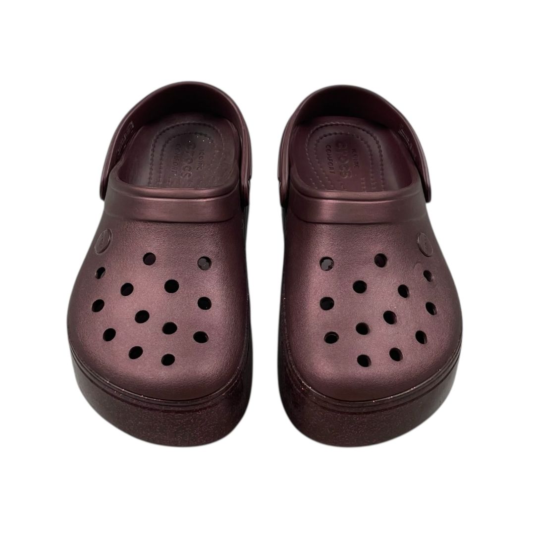 Suecos  CROCS  Violeta Talle 8
