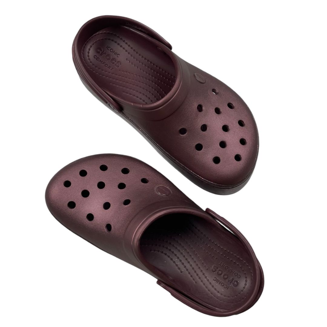 Suecos  CROCS  Violeta Talle 8