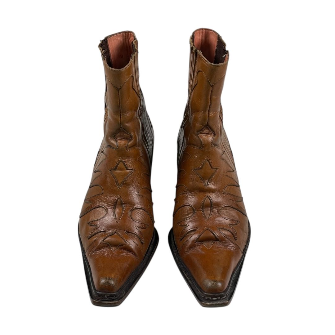 Bota Cowboy  PARUOLO  Marron Talle 8