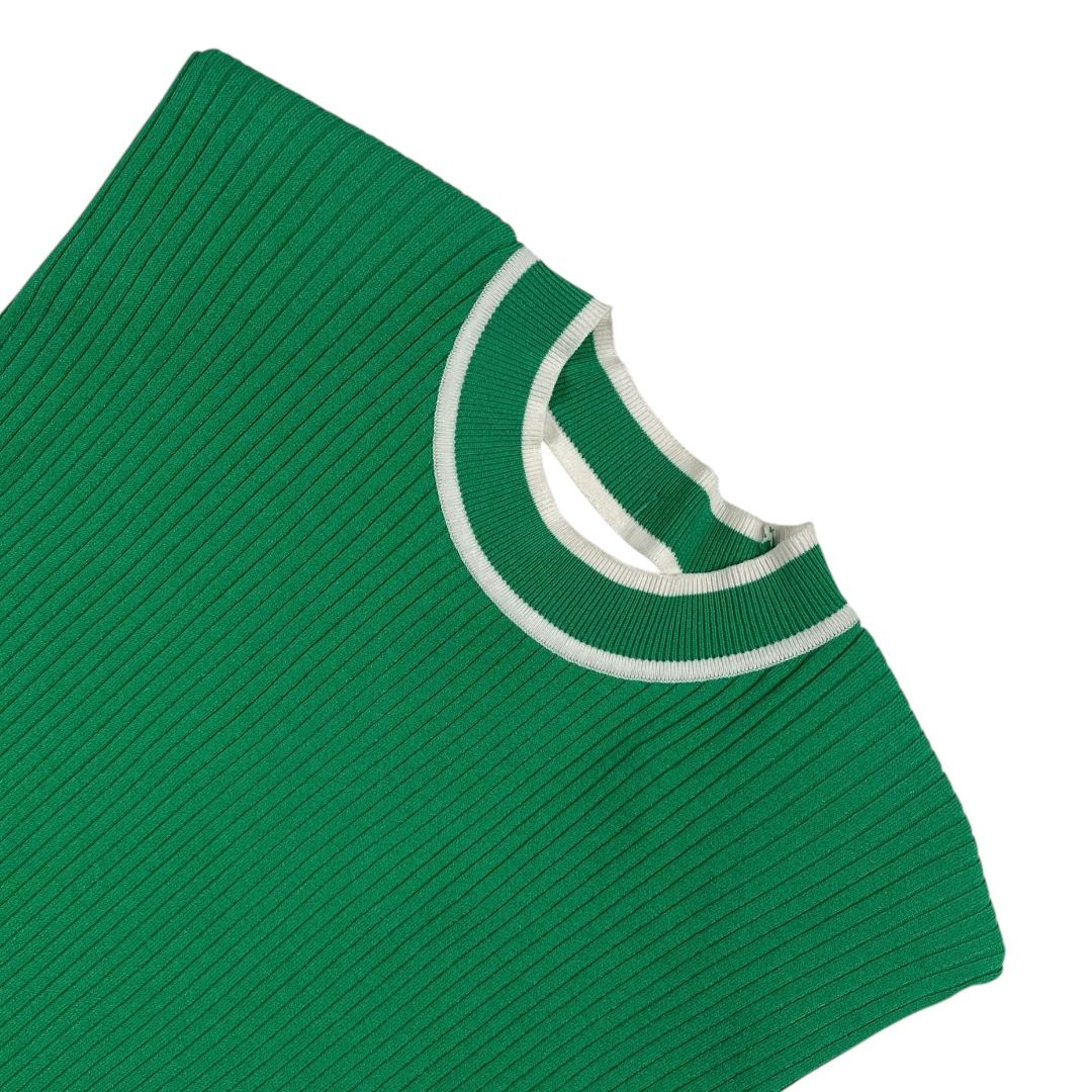 Vestido Sin Manga  LAGERFELD  Verde Talle L