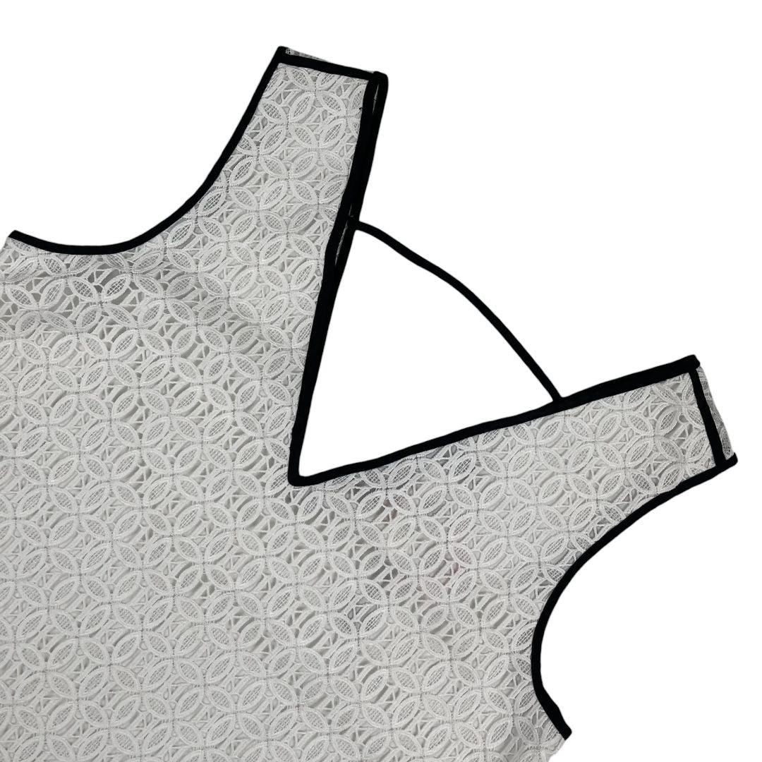 Blusa Sin Mangas  LAGERFELD  Varios Blanco Y Negro Talle 40