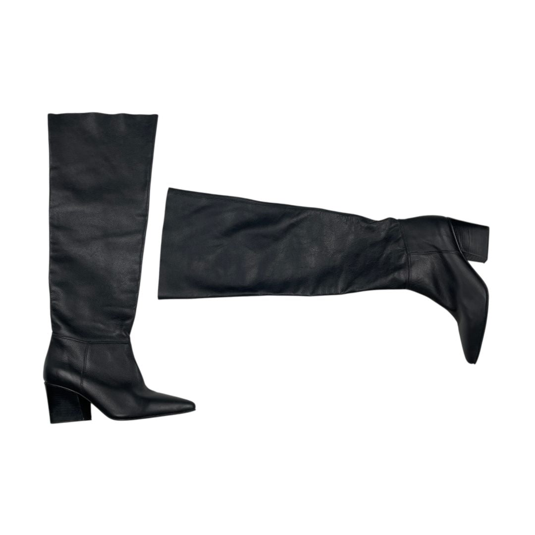 Bota Larga  SARKANY  Negro Talle 39