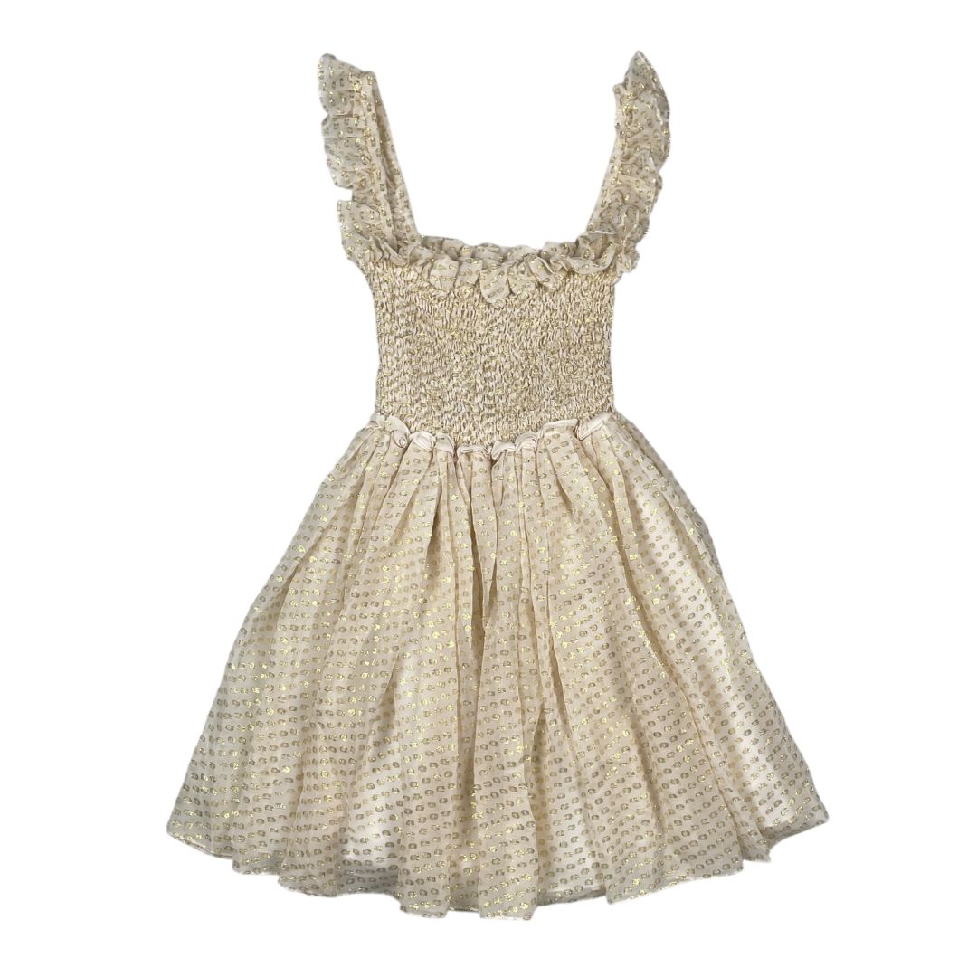 HOUSE OF MATCHING COLOURS  Vestido Sin Manga  Dorado  Talle 42