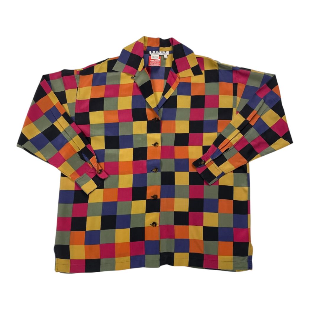 Camisa Manga Larga  KIKIT  Varios Cuadros Talle M