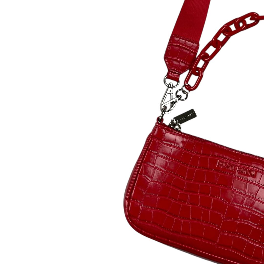 Cartera  JACKIE SMITH  Rojo Medida 21cm X 12cm