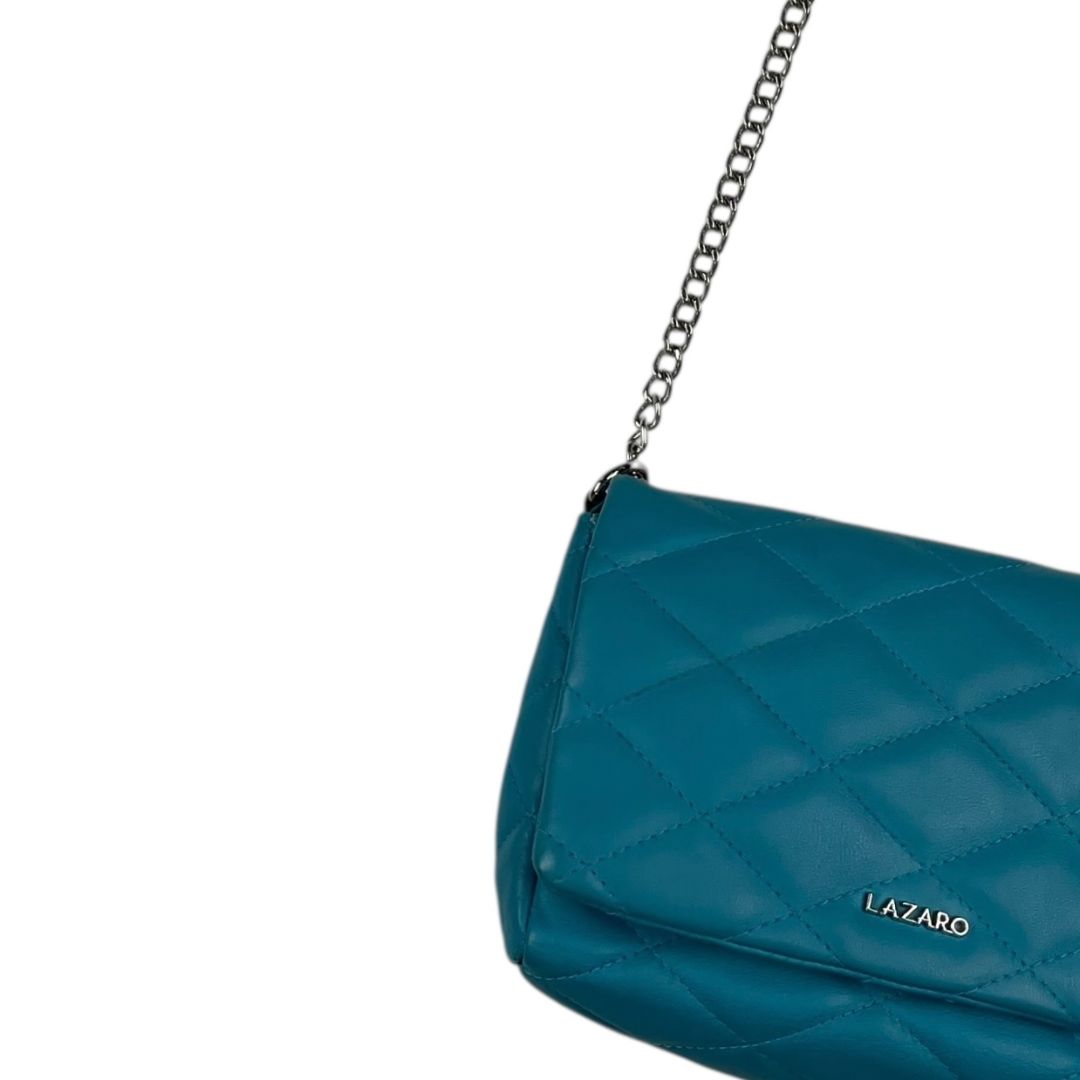 Cartera  LAZARO  Turquesa Medida 23cm X 15cm