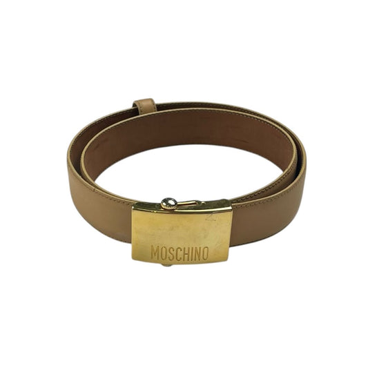 Cinturon Otro  MOSCHINO  Beige Talle 42