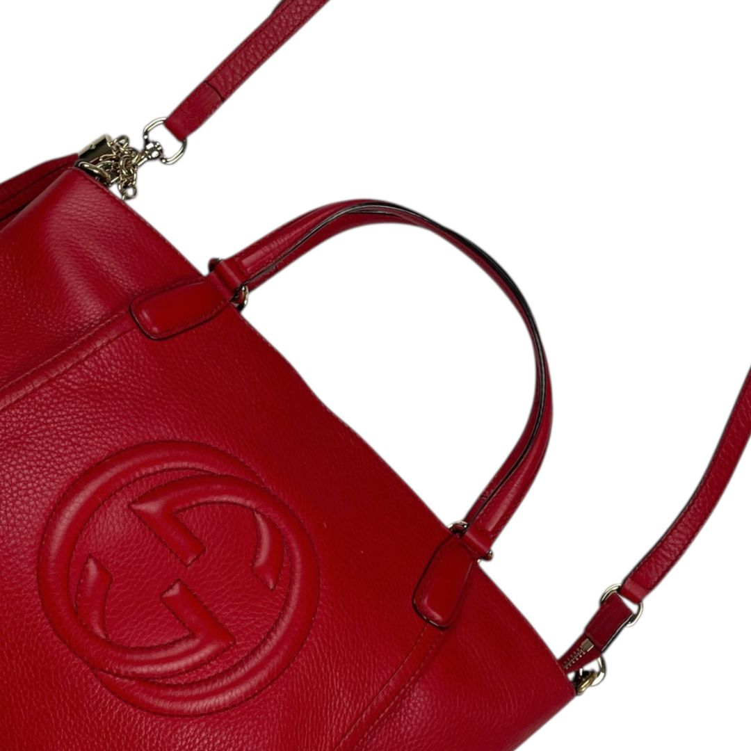 Cartera  GUCCI  Rojo Medida 36cm X 24cm