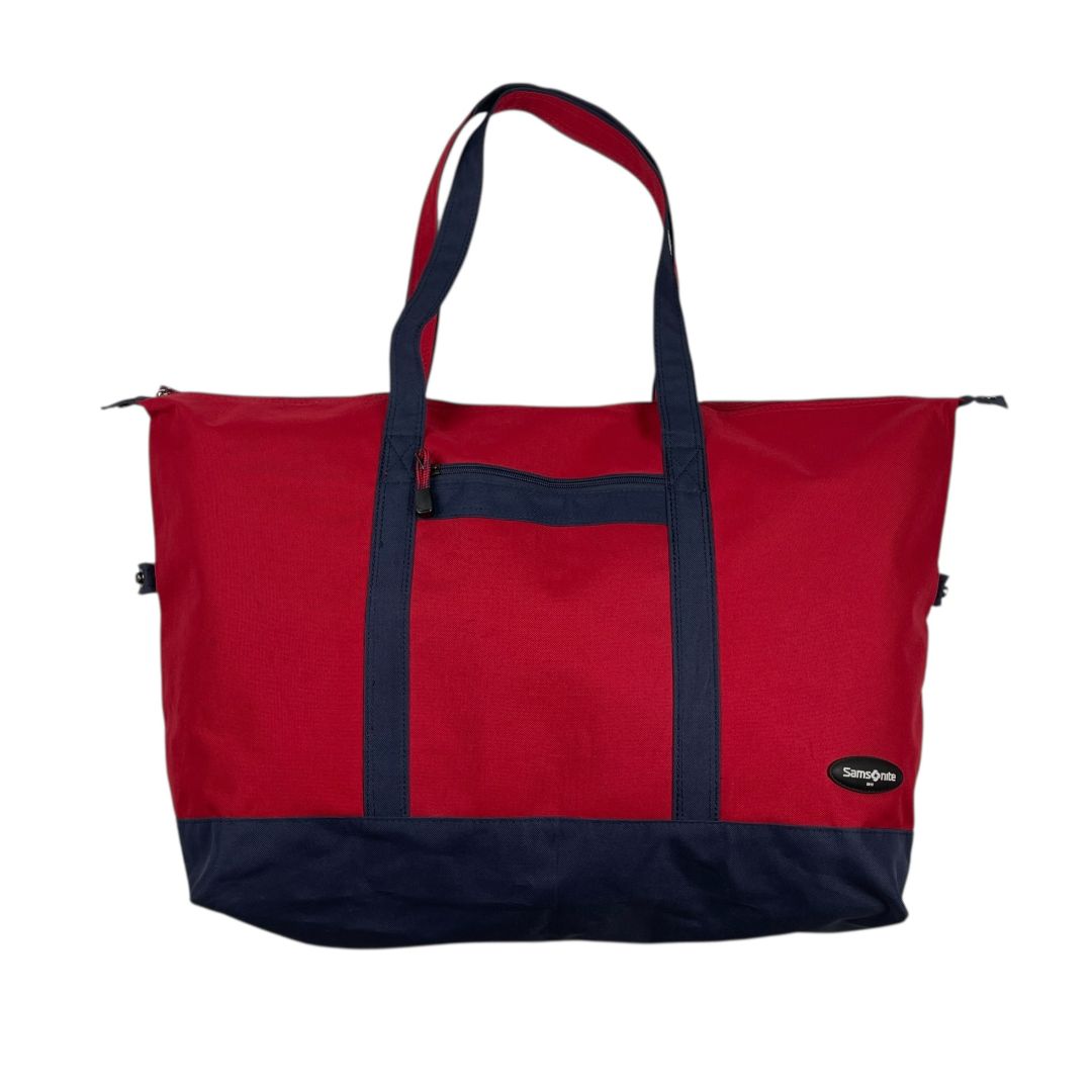Bolso  SAMSONITE  Rojo y Azul Medida 63cm X 39cm
