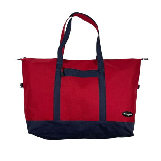 Bolso  SAMSONITE  Rojo y Azul Medida 63cm X 39cm