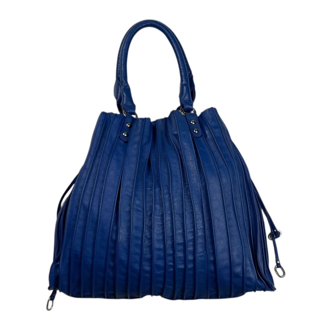 Cartera  RENZO RAINERO  Azul Medida 38cm X 36cm