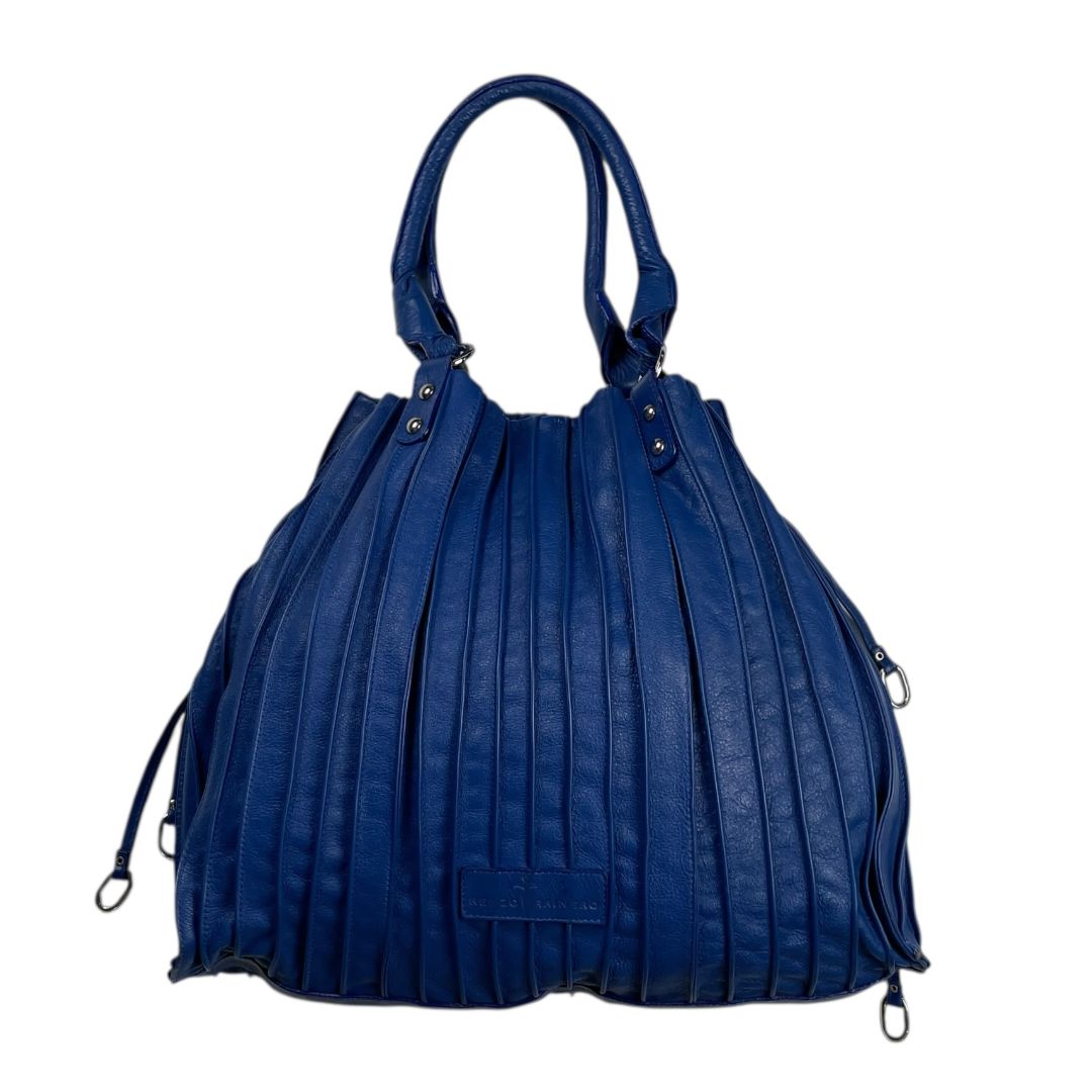 Cartera  RENZO RAINERO  Azul Medida 38cm X 36cm