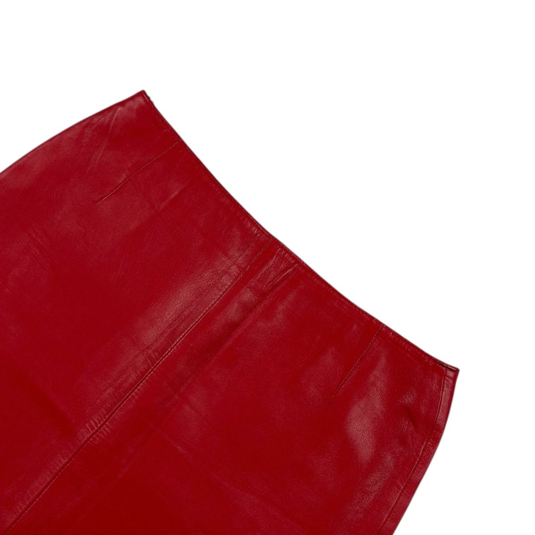 Pollera Media Pierna  LOUIS FERAUD  Rojo Talle M