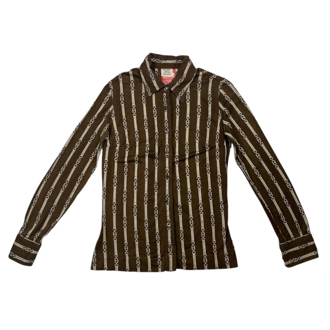 Camisa Manga Larga  CELINE  Varios  Estampado Talle 40