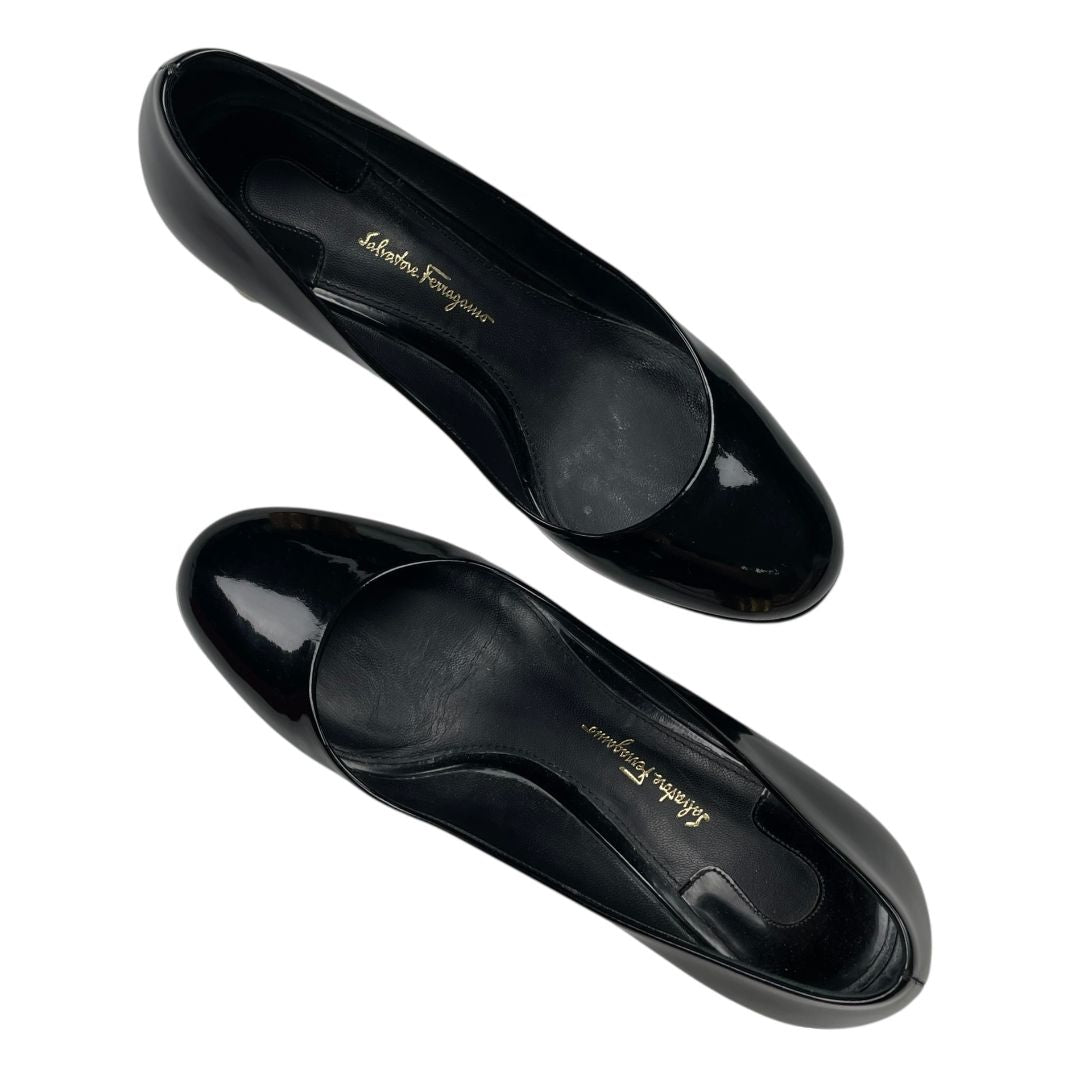 Zapato Taco Bajo  FERRAGAMO  Negro Talle 38