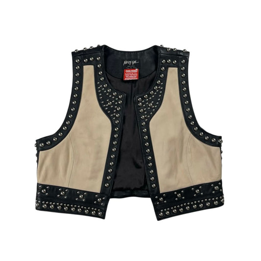 Chaleco Corto  NASTY GAL  Varios Beige Y Negro Talle L