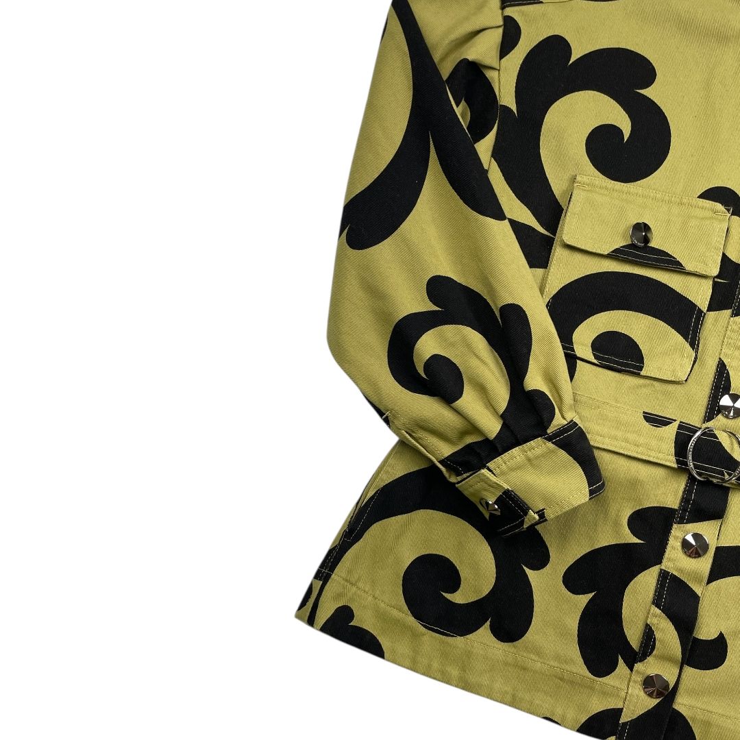 Campera  JAZMIN CHEBAR  Verde y Negro Talle 44