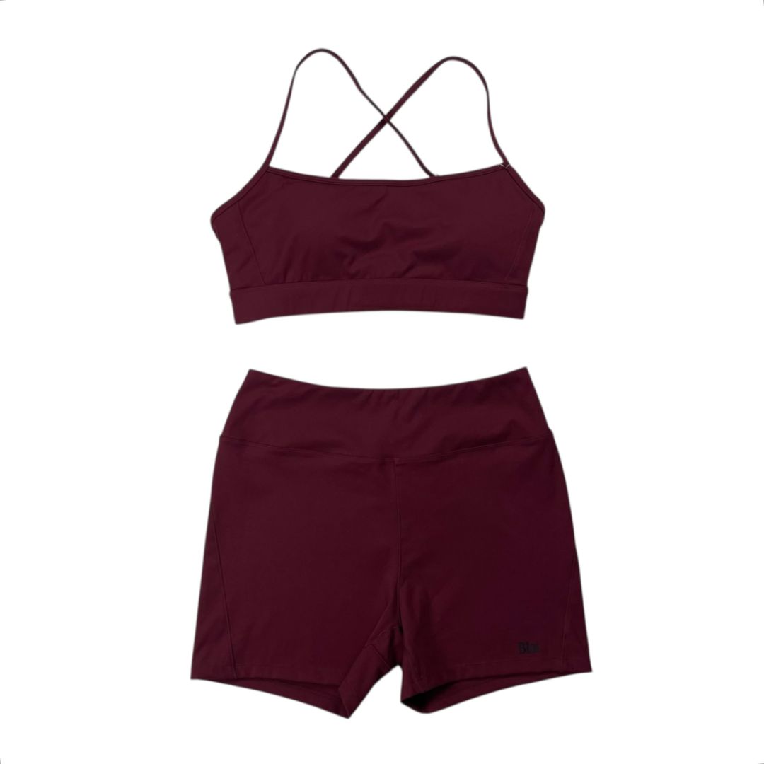 Conjunto X2  BLAT  Borgoña Talle L